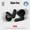 Alpine Tune Oordopjes Festival - Concert Oordopjes met Geluidsdemping - Hifi Geluidskwaliteit - 19dB Gehoorbescherming met Helder Geluid - 4 Maten Oo