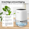 Auronic Luchtontvochtiger - Ontvochtigt 450ml Per Dag in Huis - 1L Waterreservoir - LED - Vochtopnemer voor in Woonkamer, Slaapkamer & Badkamer - Deh