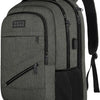 TRVLMORE 36L Rugzak - Rugtas met 17 Inch Laptopvak - Schooltas - Spatwaterdicht - Heren en Dames - Jongens en Meisjes - Grijsgroen