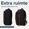 TRVLMORE 40L Reistas - Handbagage Rugzak - Rugtas - Weekendtas - Spatwaterdicht - Dames en Heren - Zwart