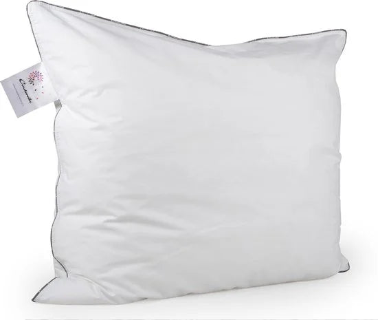 Cinderella Bamboo Hoofdkussen - Medium Stevig - Bamboe Vulling - Katoenen Tijk - 70x60 cm