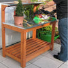 Tafel met gegalvaniseerd werkblad 101 x 55 x 117 cm 12/271