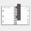 Hobbit - Ringband Agenda 2026 - Agenda A6 (14,8 x 11 cm) - Spiraal Agenda - 1 week op 2 pagina's - Flexibele Kaft - Weidebloemen
