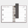 Hobbit - Ringband Agenda 2026 - Agenda A6 (14,8 x 11 cm) - Spiraal Agenda - 1 week op 2 pagina's - Flexibele Kaft - Brocante