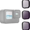 Telesin CPL+ND8/16/32 Lens Filter Kit voor GoPro 9/10/11/12 - GoPro filter set - ND filter GoPro - CPL filter GoPro