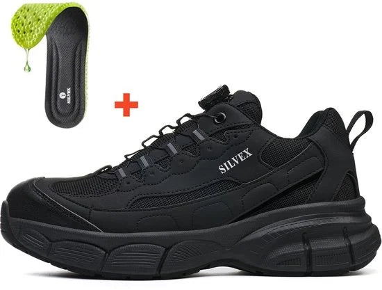 Silvex® Dreamwalk Veiligheidsschoenen - Memoryfoam zool - Werkschoenen voor Dames en Heren - Pijnverlichtend - Stalen Neus - Orthopedisch - Sneaker -
