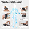 Auronic Shiatsu Massagekussen Draadloos - Elektrisch Nekmassage Apparaat - Infrarood Massage Apparaat - Nek en Schouder - Zwart/Grijs