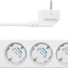 SHELLY Power Strip 4 Gen4, 4-voudig, wit, WiFi, Bluetooth, Zigbee, Matter, HomeKit, Alexa