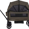 Cabino Waggie Bolderkar Opvouwbaar Met 2 Zitjes – Inclusief Duwstang, Trekbeugel & Drinkbeker – Max. 44 kg - Groen