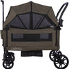 Cabino Waggie Bolderkar Opvouwbaar Met 2 Zitjes – Inclusief Duwstang, Trekbeugel & Drinkbeker – Max. 44 kg - Groen