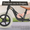 Chillafish Loopfiets 2 jaar - Lichtgewicht met verstelbaar zadel en stuur - Zwart - Loopfiets voor jongens en meisjes tot 4 jaar met handvat om te dr