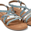 Lazamani - Zuri Dames Sandalen Denim - Maat 40