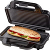 Tomado TGP2001S - XXL Tosti apparaat - 2 tosti’s - PFAS vrij - Panini grill - Tosti ijzer - Grill apparaat - 900 watt - Zwart/rvs