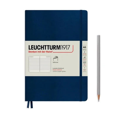 Leuchtturm1917 A5 Medium Notitieboek lined Navy softcover