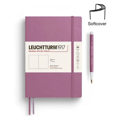 Leuchtturm1917 A5 Medium Notitieboek Softcover blanco Dusty Rose