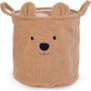 Childhome - Opbergmand - 40x40x40 Cm - Teddy - Bruin - Speelgoedmand - Wasmand