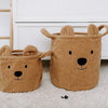 Childhome - Opbergmand - 40x40x40 Cm - Teddy - Bruin - Speelgoedmand - Wasmand