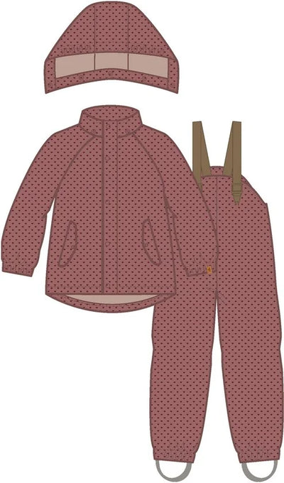 NAME IT - NMFLADRY10 RAIN SET FO LIL - Meisjes - Buitenjassen