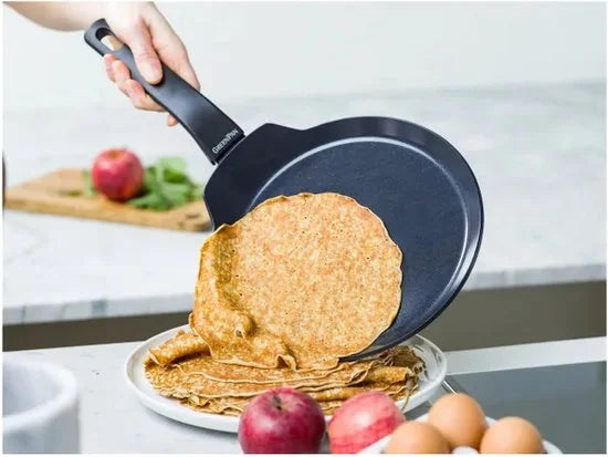 Greenpan Essence pannenkoekenpan 24cm - PFAS Vrij - Alle Warmtebronnen - Keramische Anti-aanbaklaag