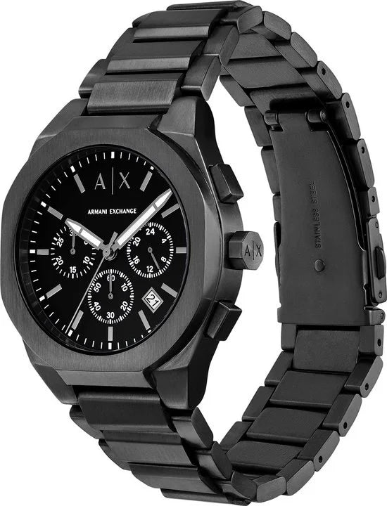 Armani Exchange Rafael AX4183 Horloge - Staal - Zwart - Ø 42 mm