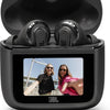 JBL Tour Pro 3 - Draadloze Oortjes met Noise Cancelling - True Wireless Bluetooth - Hi-Res Audio (LDAC) - Smart Case met Touchscreen - 50 uur - Zwart