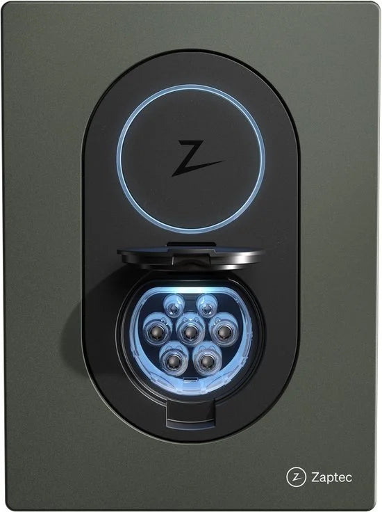 Zaptec Go - Laadpaal - 22 kW - Eco-stand - Groen - Socket - Thuislader
