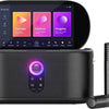 Ikarao Karaoke set voor Volwassenen - Shell S1 - 2 Draadloze Microfoons - 180W - Gratis Karaoke App 6 maanden - HD scherm - Zwart