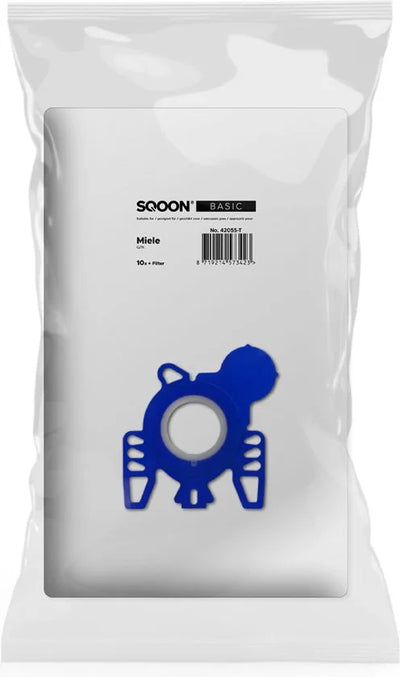 SQOON® Stofzuigerzakken Geschikt voor Miele GN, classic C1 complete C2/C3 + 1 filter - 10 Stuks