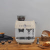 SMEG EGF03CREU - Espressomachine met geïntegreerde bonenmaler - Crème