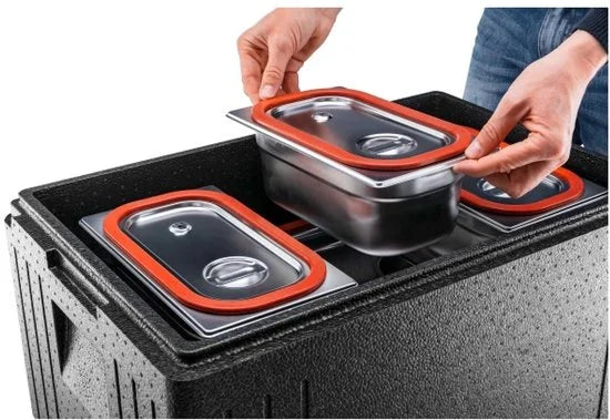 thermohauser EPP thermische box GN 1/1 Eco Line inclusief deksel - 45 liter volume - 60 x 40 x 30,5 cm - basisserie