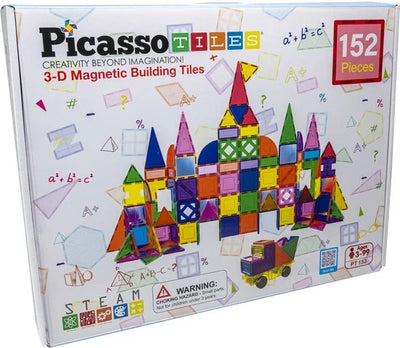 Tactic Picasso Tiles - Constructiespeelgoed - Magnetic Tiles - Magnetische Tegels - Blocks and Mirrors Set - STEM Speelgoed - Creatief Bouwspeelgoed