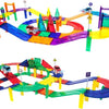Tactic Picasso Tiles - Constructiespeelgoed - Magnetic Tiles - Magnetische Tegels - Race Track - STEM Speelgoed - Magnetische Racebaan met 2 LED auto