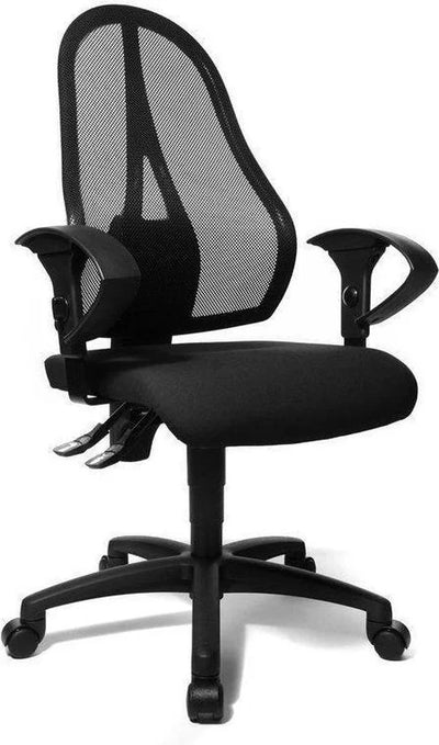 Topstar Bureaustoelen Open Point P Zwart + Armsteunen