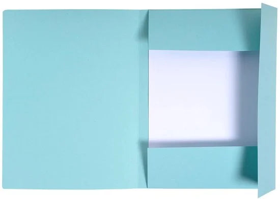 Exacompta 50x FOREVER® bedrukte map met 3 kleppen - 280gm2 - 24x32 cm voor A4 - Lichtblauw - 448006E