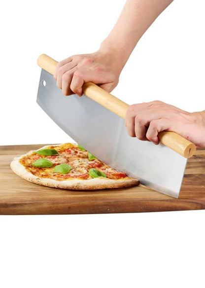 Coupe-pizza Grillmaster – Molette de découpe en acier inoxydable pour des tranches de pizza parfaites