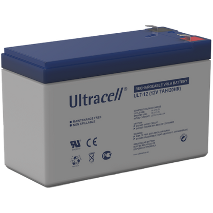 Batterie Ultracell UL712 – 12 V 7 Ah | Stockage d'énergie fiable