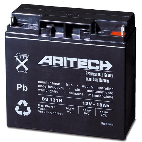 Pile sèche Aritech BS131N 12 V 18 Ah – sans entretien