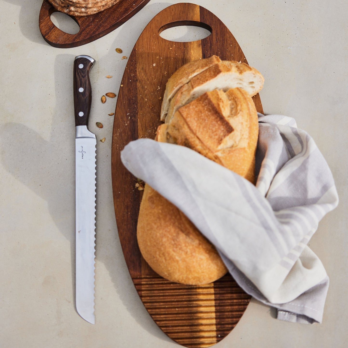 Planche à découper Sagaform Ante – 22,5 x 50 cm Acacia foncé | Neuve