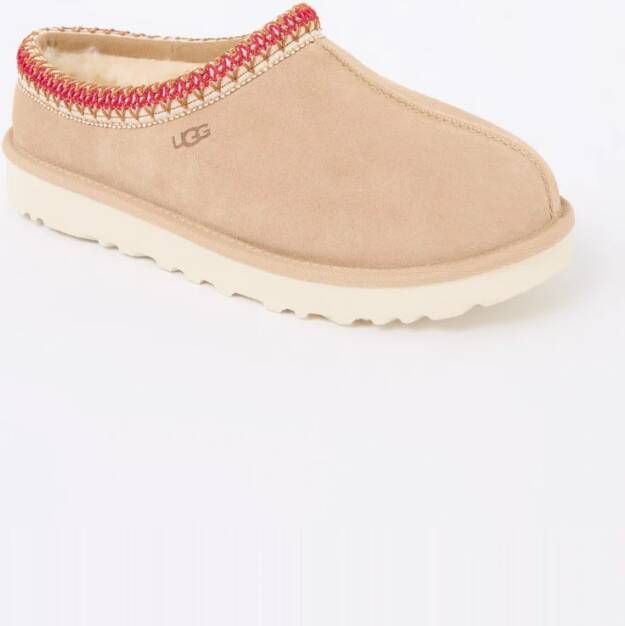 Pantoufles Ugg Tasman - Sable / Cerise noire